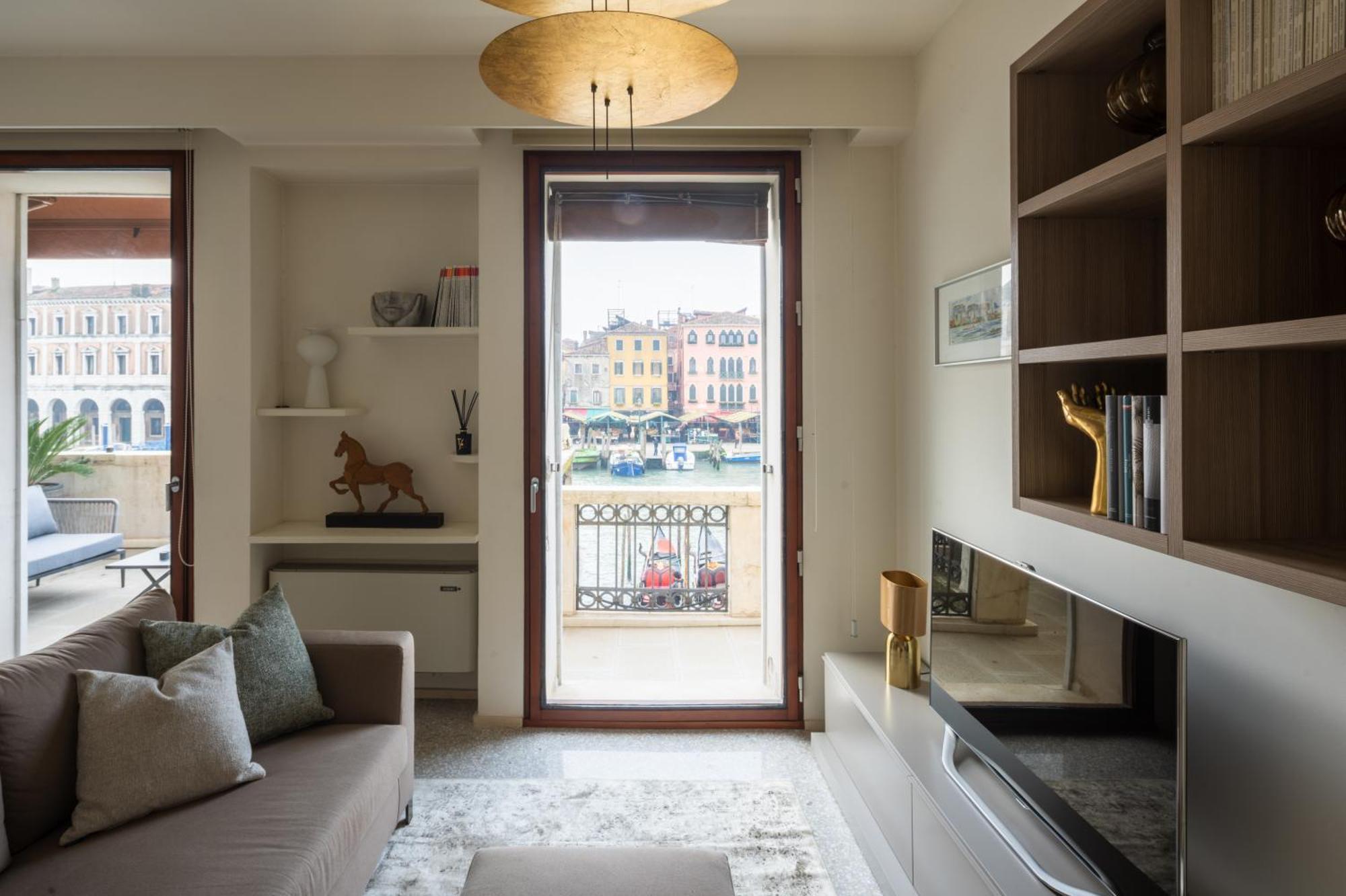 Grand Canal Luxury Apartment With Terrace R&R Venecia Exterior foto